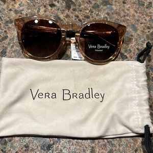 Vera Bradley Alania Polarized Sunglasses, NWT. Indiana Rose pattern.